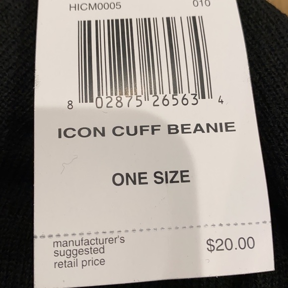 NEW Hurley Icon Cuff Beanie - Picture 2 of 4